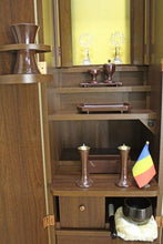 画像をギャラリービューアに読み込む, 家具調仏壇 ニュースマイル(置台付) ダーク 創価学会 - 東京平和堂
